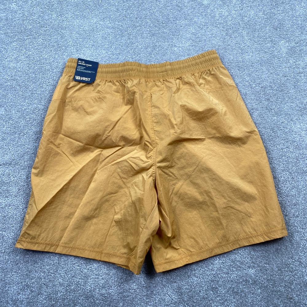 VRST All-In Unlined Short Mens Medium Palomino Gold 7" Inseam Water Repellent - Picture 2 of 8
